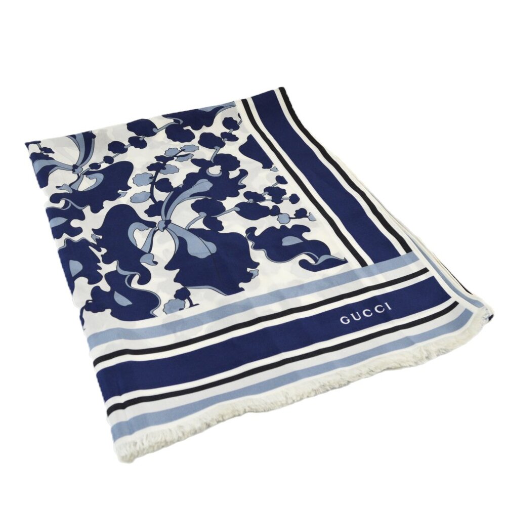 Gucci floral silk scarf #217-33